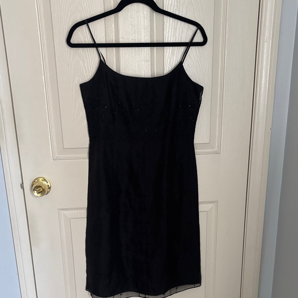 Ann Taylor Classic Black Wedding Dress